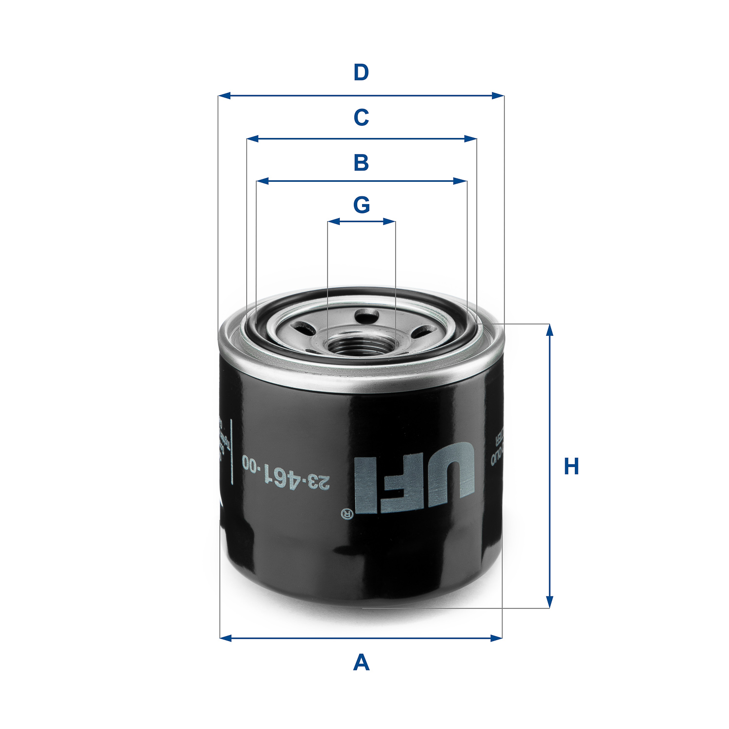 23.461.00 oil filter spin-on