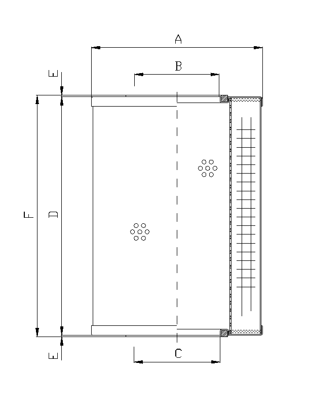 R660C25 Hydraulikfilterelement (Rücklauffilter)
