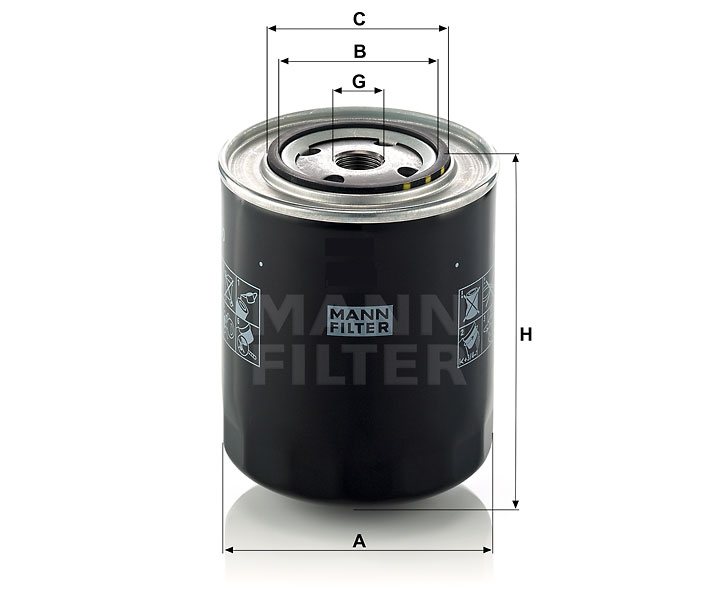 W 1374/2 oil filter