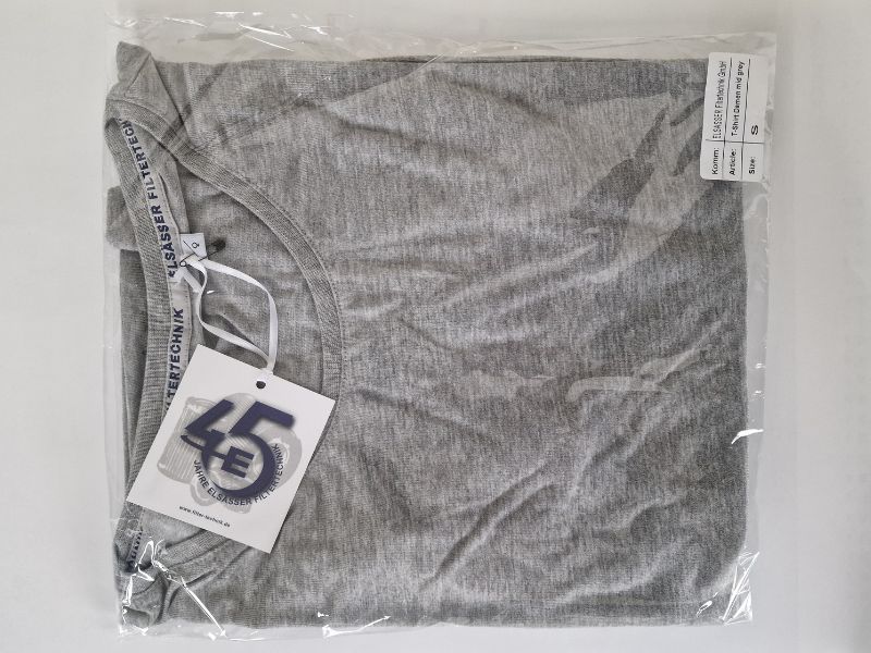 EFT Jubiläums-Shirt grey melange Damen S