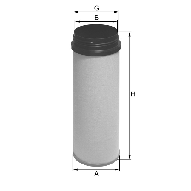 HP2652 Luftfilterelement (Sekundärelement)