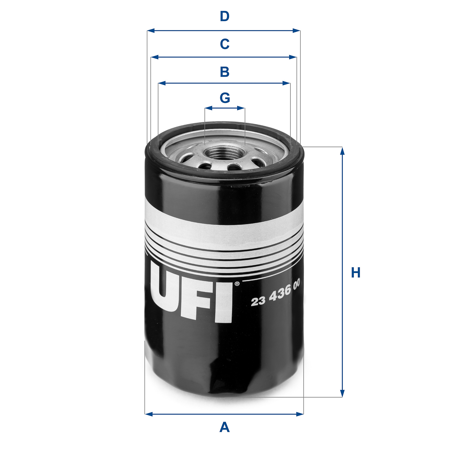 23.436.00 oil filter spin-on