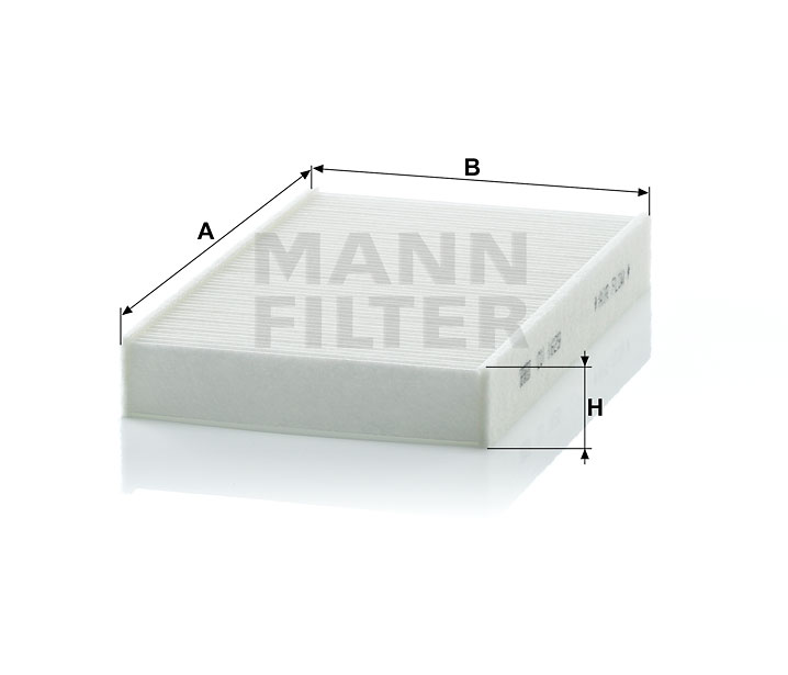 CU 1629 cabin air filter element