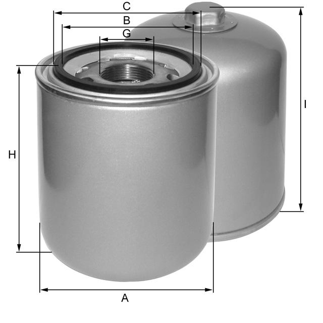 ZP3410 air dryer box spin-on