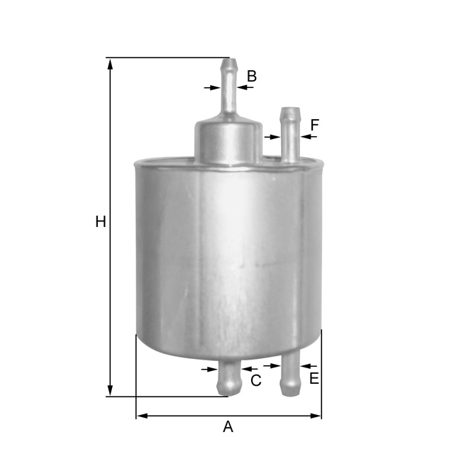 ZP8028FL fuel filter in-line