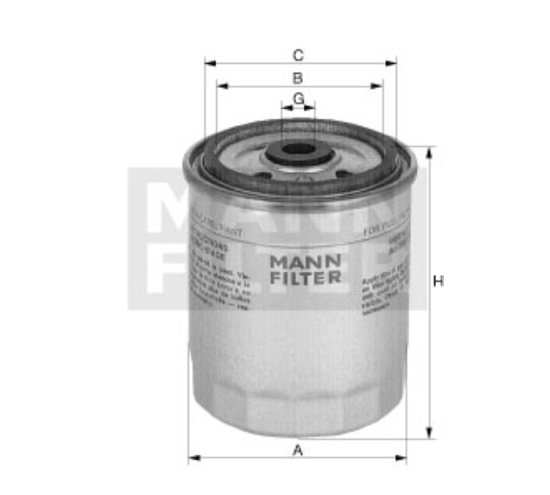 WK 11 051 Kraftstofffilter SpinOn