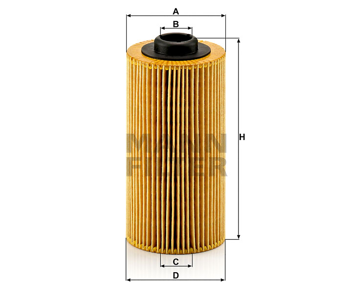 HU 938/4 x Ölfilterelement metallfrei
