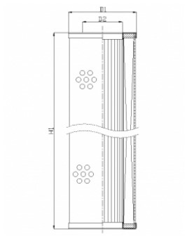 WP823 oil filter (hydraulic)