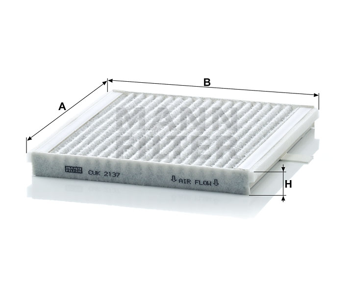 CUK 2137 cabin air filter (activated carbon)