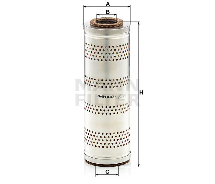 H 7009 hydraulic filter element