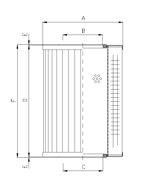 R660G10 Hydraulikfilterelement (Rücklauffilter)