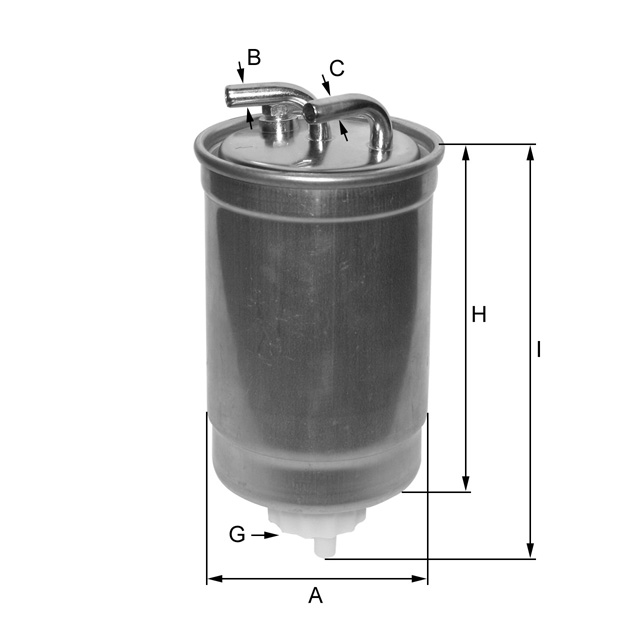 ZP8033FM fuel filter in-line