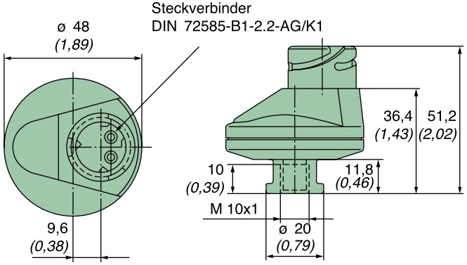 39 060 70 702 Wartungsschalter, Schließer, 60mbar