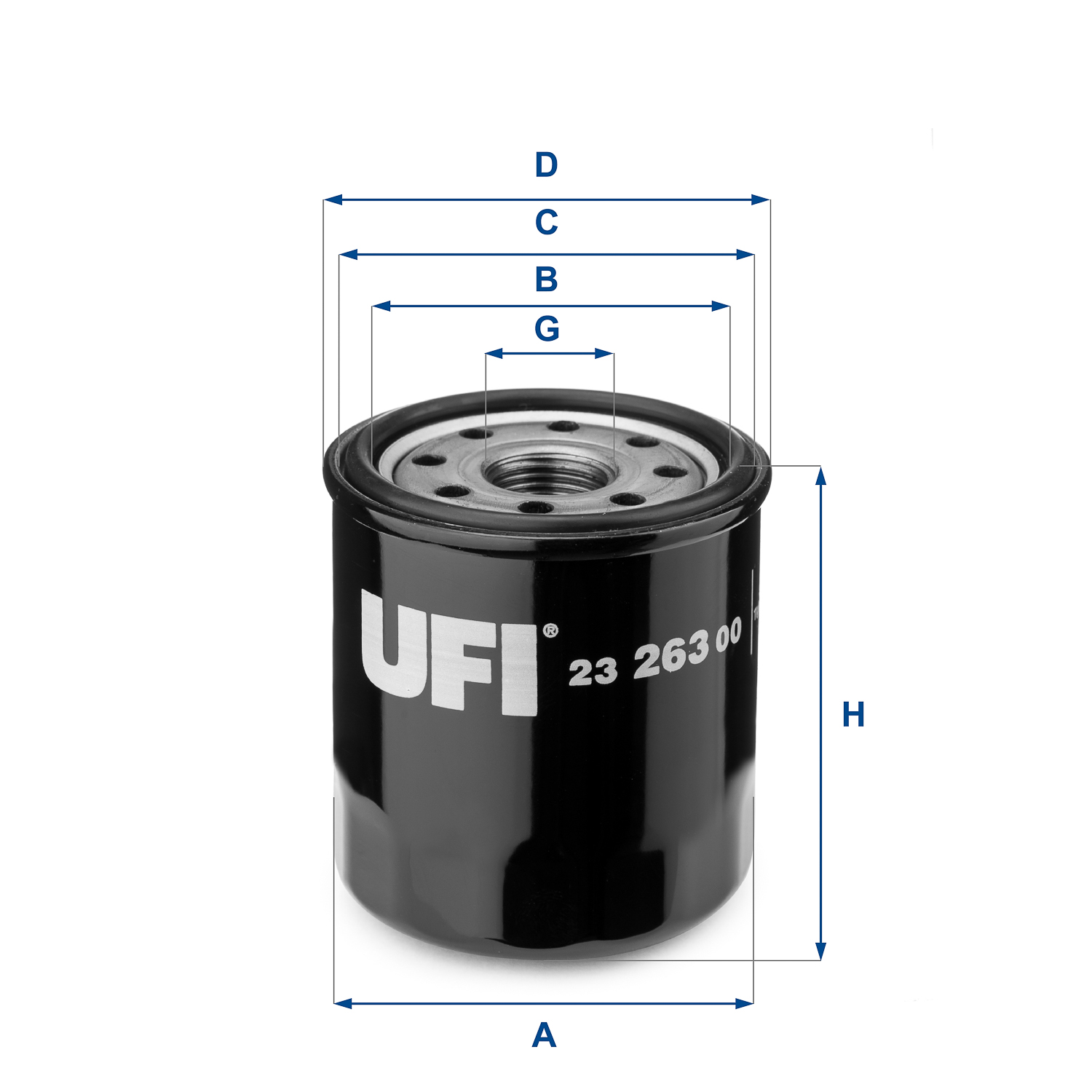 23.263.00 oil filter spin-on