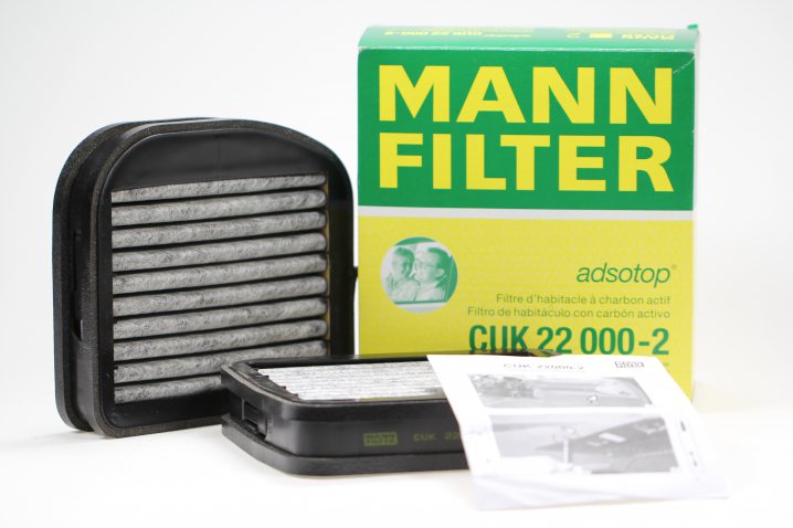 CUK 22 000-2 cabin air filter (activated carbon)