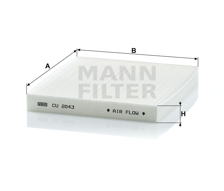 CU 2043 cabin air filter element