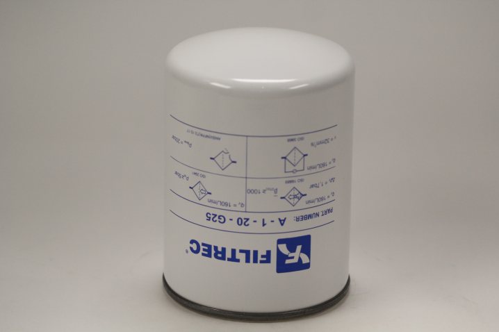 A120G25 oil filter (spin-on)
