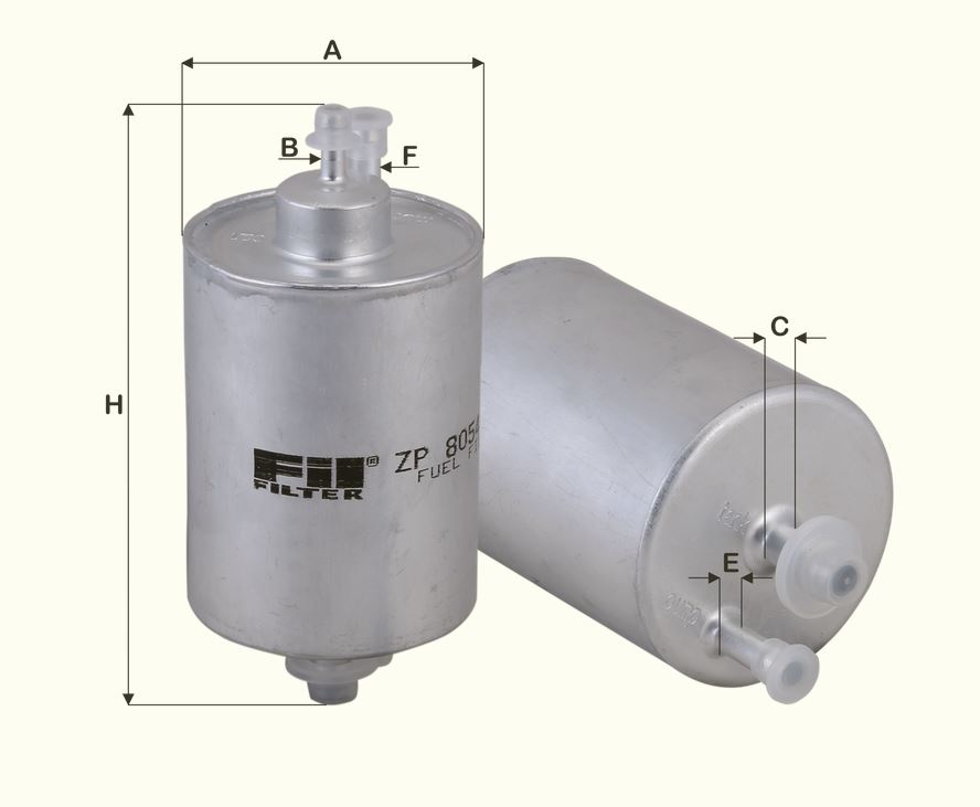 ZP8054FL fuel filter in-line