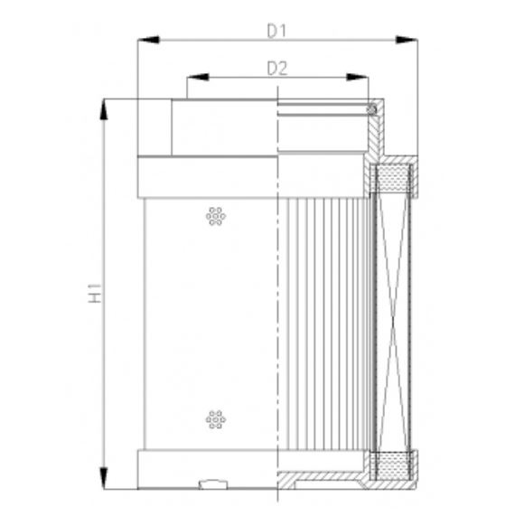 C214G25V hydraulic element coreless