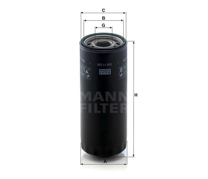 WD 11 003 Wechselfilter