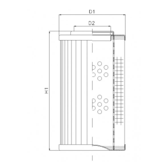 R272G15 Filterelement für Rücklauffilter