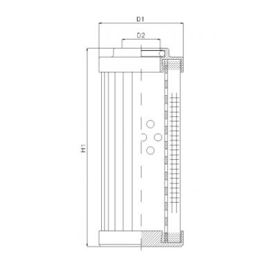 DVD20005F20B Hydraulikfilterelement (Druckfilter)