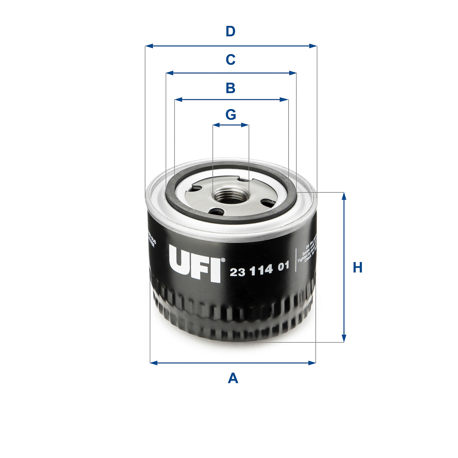 23.114.01 oil filter spin-on