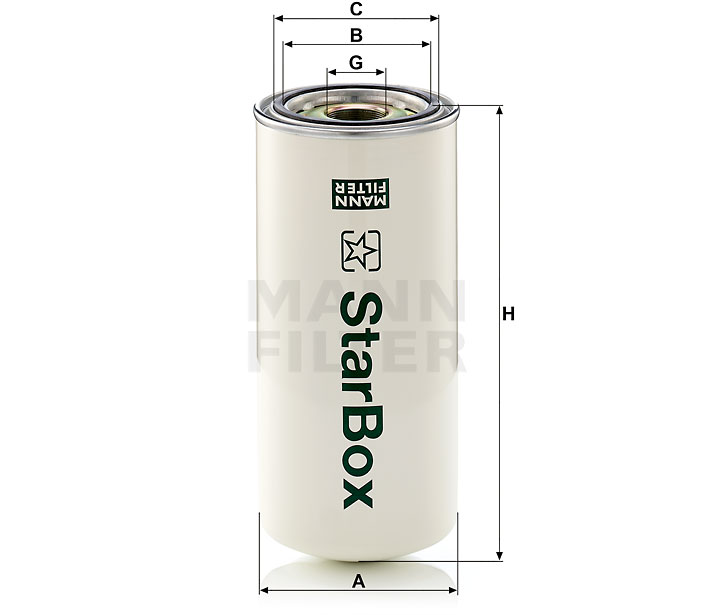 LB 13 145/25 air/oil separator spin-on (StarBox)