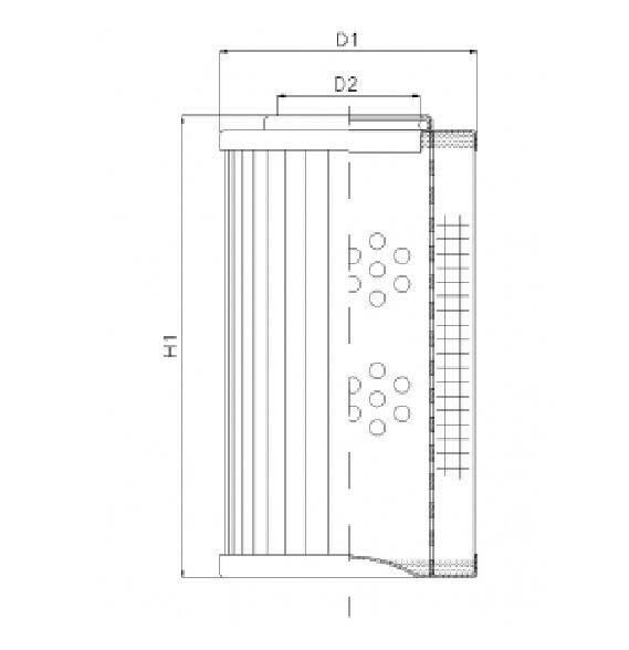 D141G06A/ESD hydraulic filter element