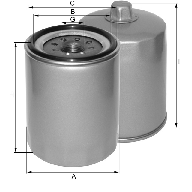 ZP3372 Ölfilter SpinOn