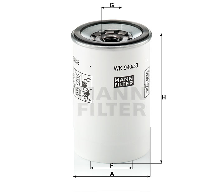 WK 940/33 x fuel filter