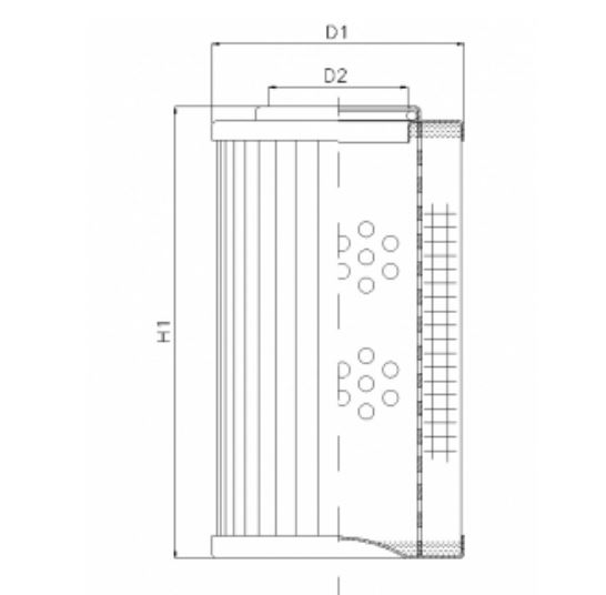 XD100G25AV Hydraulikfilterelement (Druckfilter)