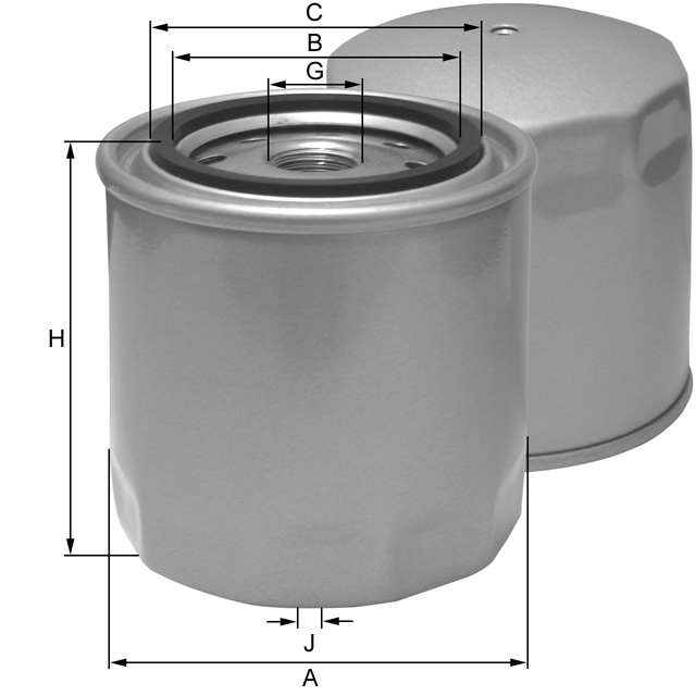 ZP73F fuel filter (spin-on)