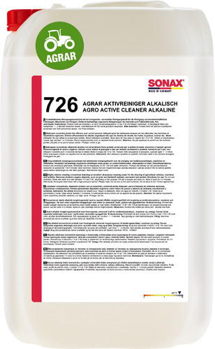 SONAX AGRAR AktivReiniger alkalisch - 25 Ltr