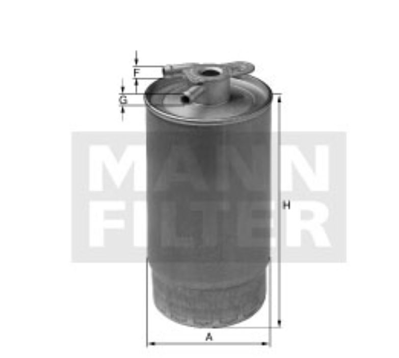 WK 10 046 z Kraftstoff-Leitungsfilter Inline