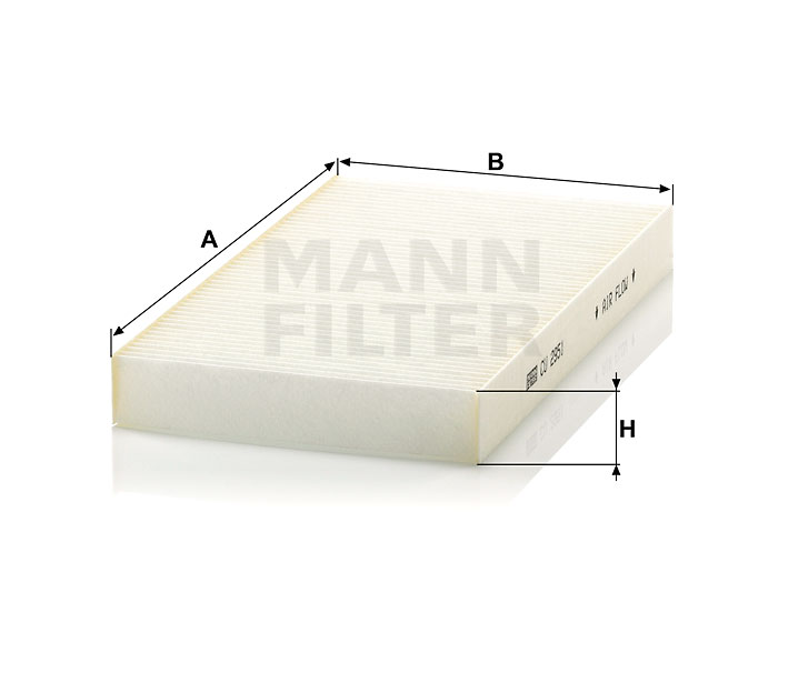 CU 2951 cabin air filter element