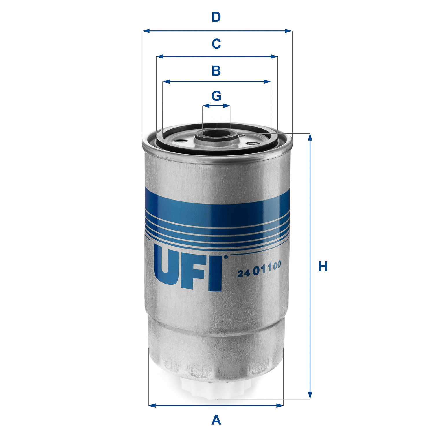 24.011.00 fuel filter spin-on