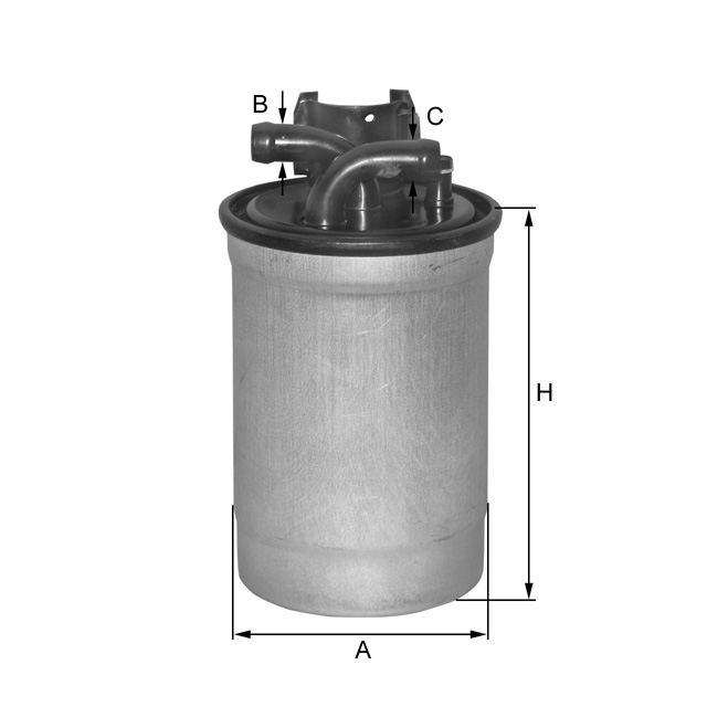 ZP8085FM Kraftstoff-Leitungsfilter (Inline)