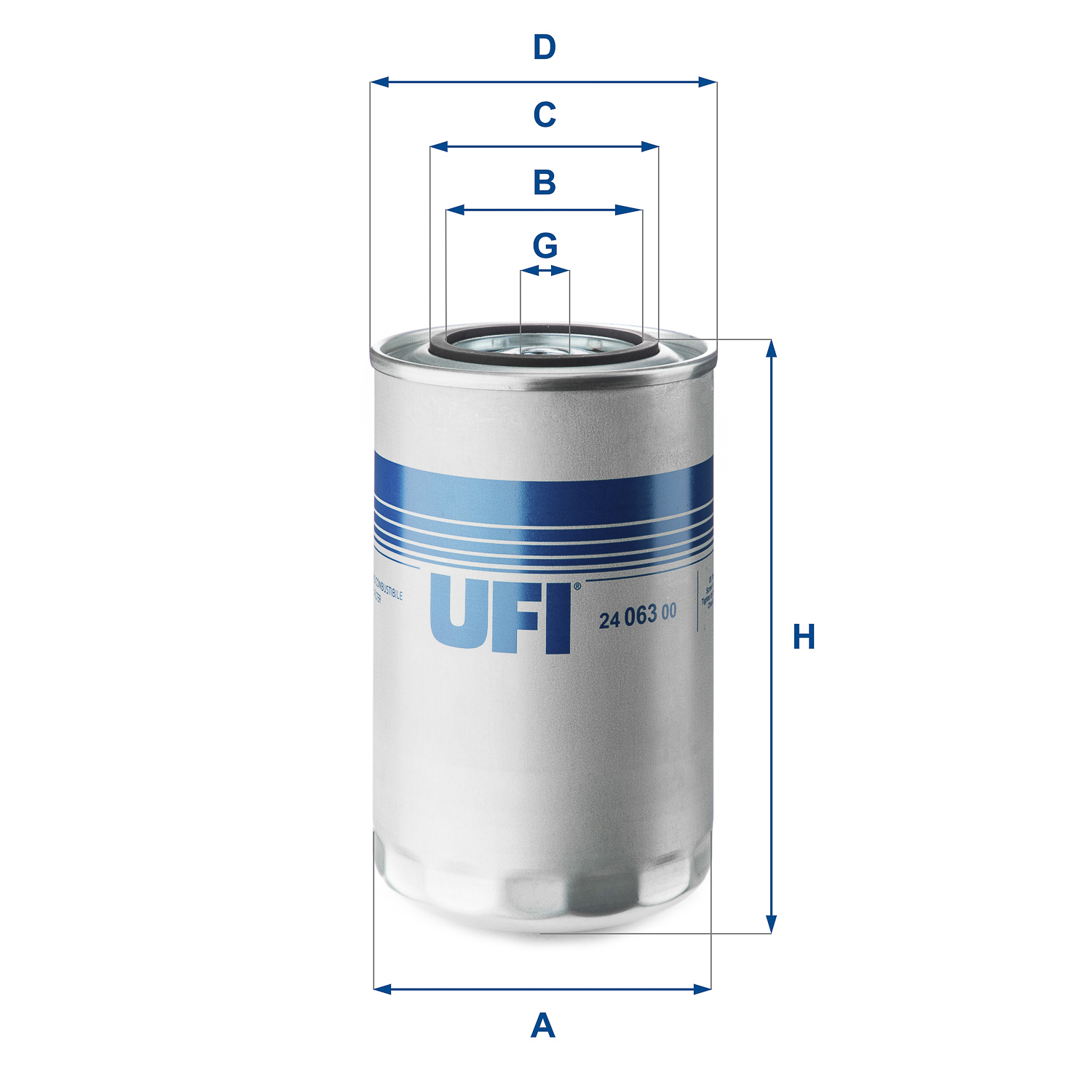 24.063.00 fuel filter spin-on