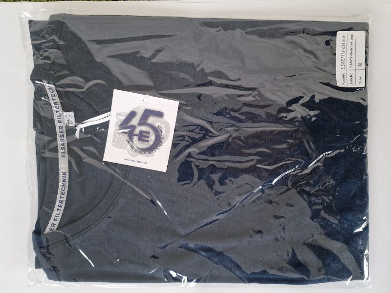 EFT Jubiläums-Shirt dark blue melange Herren M