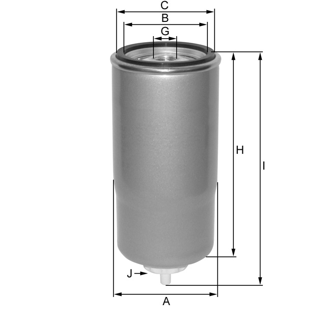 ZP3037F Kraftstofffilter SpinOn