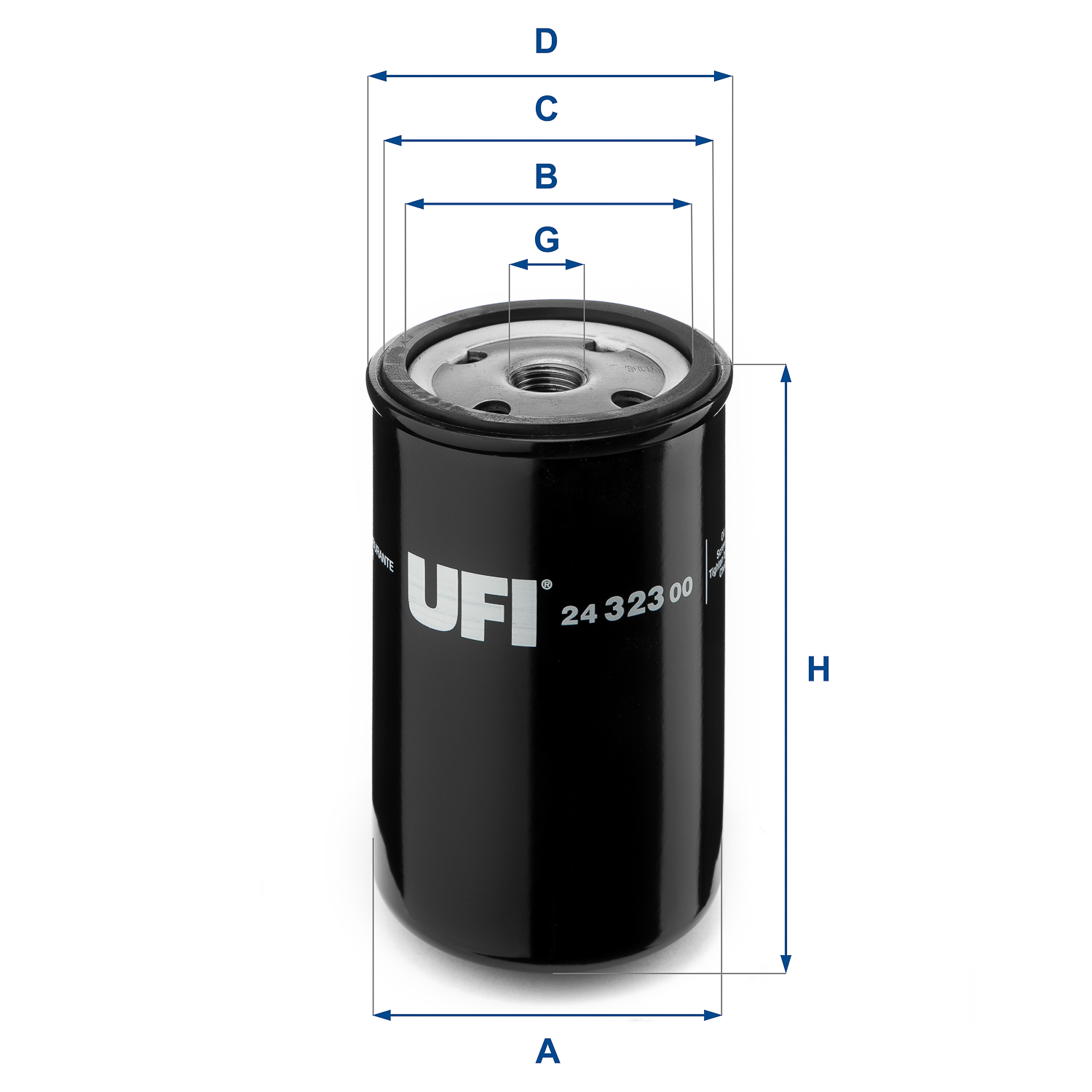 24.323.00 fuel filter spin-on