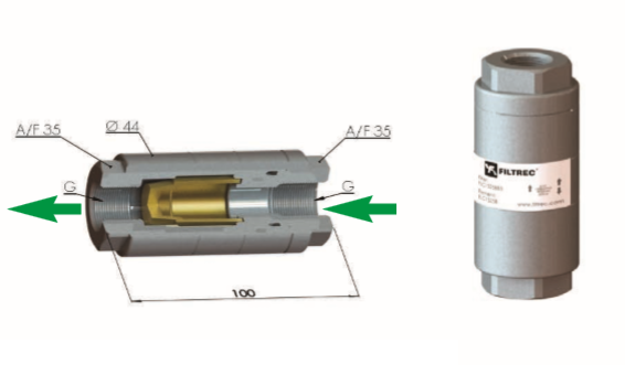 FLC1S25BB3 Hydraulikfilter (Inline)