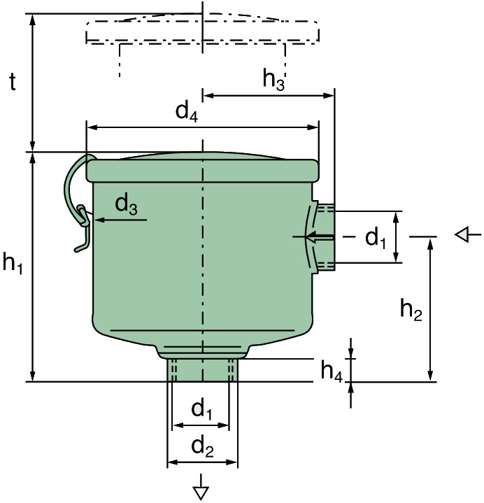 EIT-033-43100 vacuum filter housing (G 2 1/2" V4A)