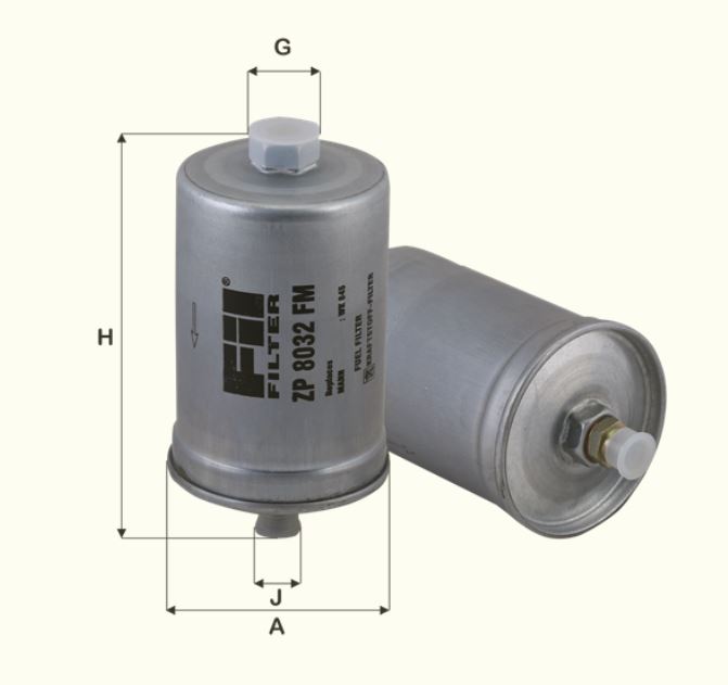 ZP8032FM fuel filter in-line