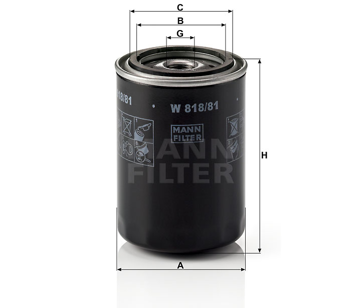 W 818/81 oil filter