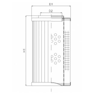 DHD140S50V hydraulic filter element