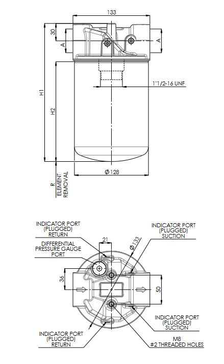 FAHA152000BB7DS000S0 filter head FAH series