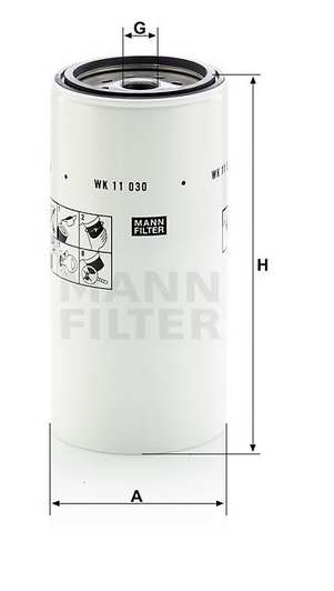 WK 11 030 x fuel filter spin-on