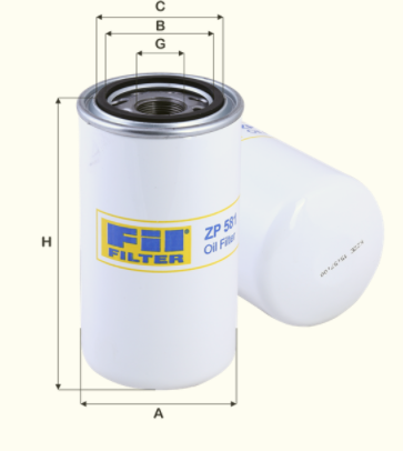 ZP581 Ölfilter SpinOn
